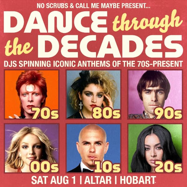 Dance through the Decades - Hobart