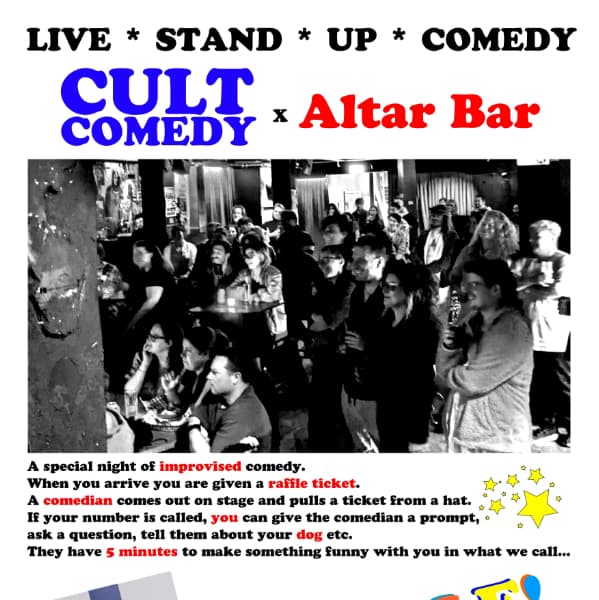 Cult Comedy "Riff Raffle" at Altar Bar