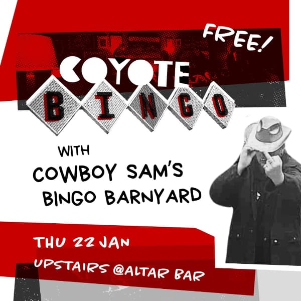 Coyote Bingo with Cowboy Sam's Bingo Barnyard
