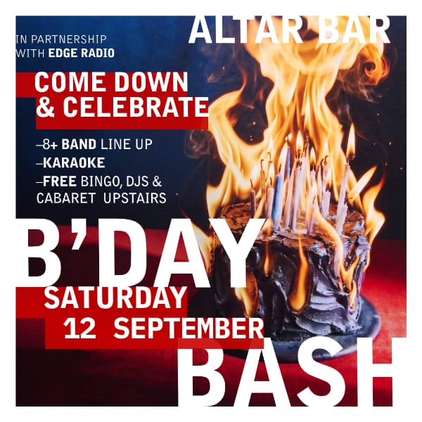 ALTAR BAR'S BDAY BASH