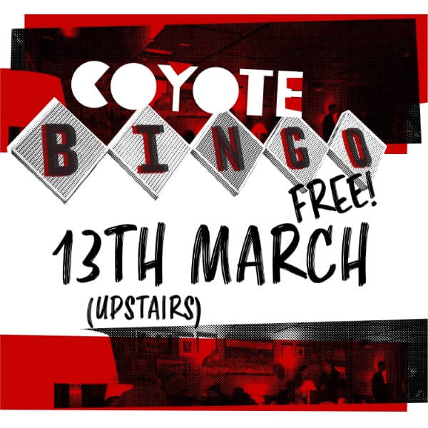 Coyote Bingo | free bingo night
